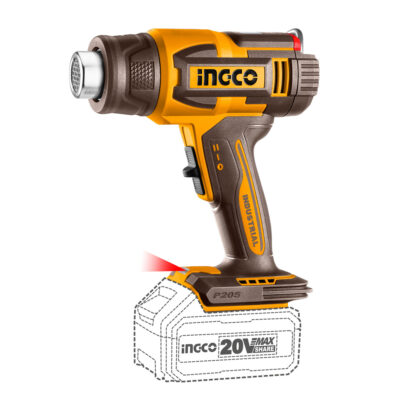 Ingco Cordless 20V Lithium-Ion Heat Gun LCD HGLI2003