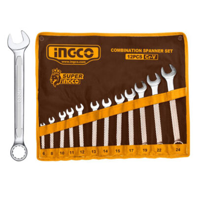 Ingco Spanner Combination Set 6-24mm 12 Piece