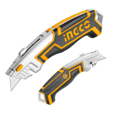 Ingco Knife Utility 61X19mm Sk5 Blade 5 Piece