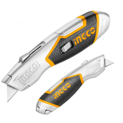 Ingco Knife Utility 61X19mm Sk5 Blade 6 Piece Zinc