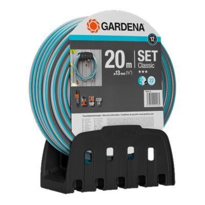 Gardena Hose 13 Mmx20m Classic Fitt & Wall Mount