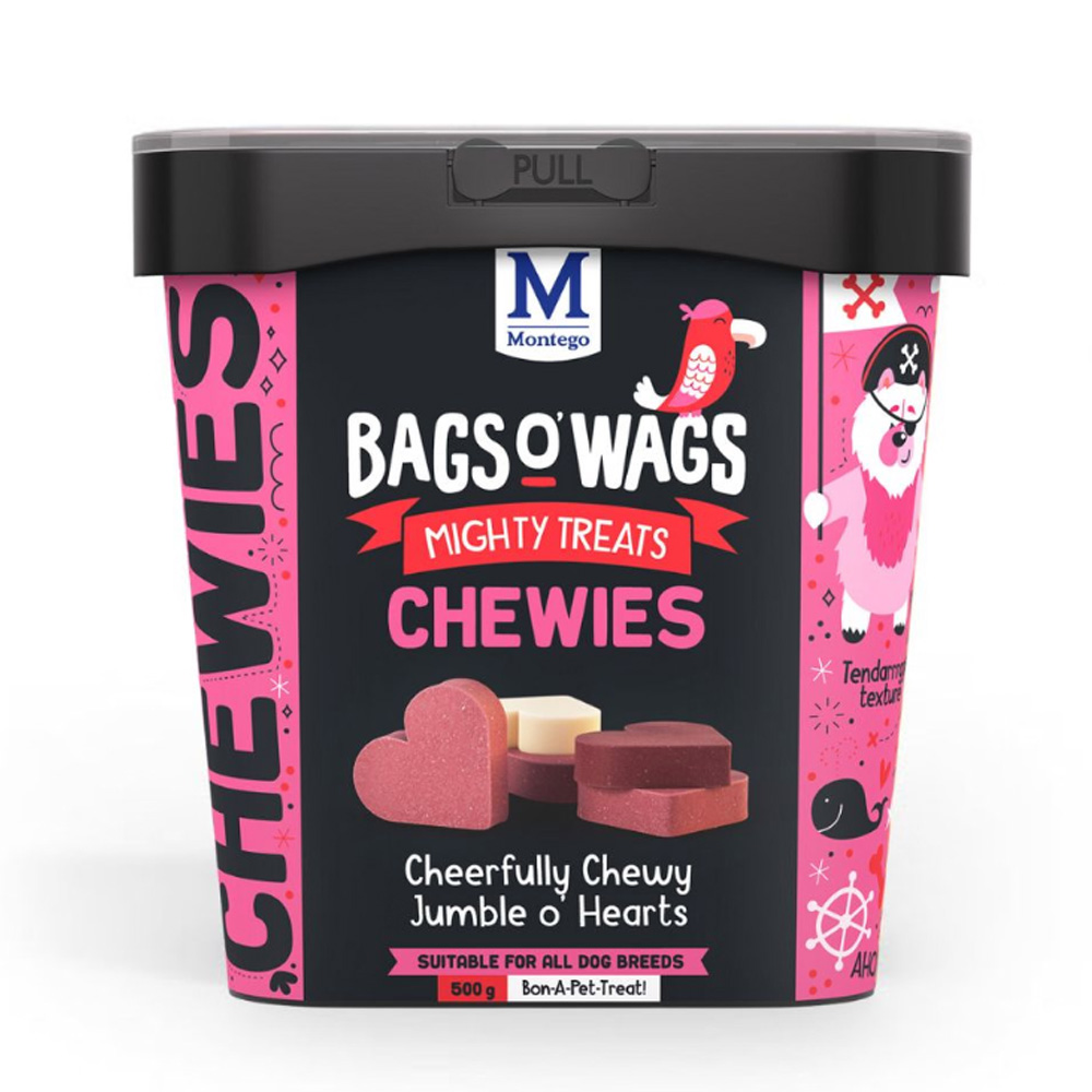 Montego Bags O’ Wags Jumble o’ Hearts 500G