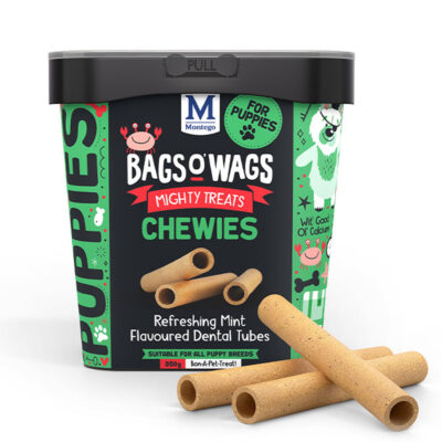 Montego Bags O' Wags Puppy Dental Tubes 350G