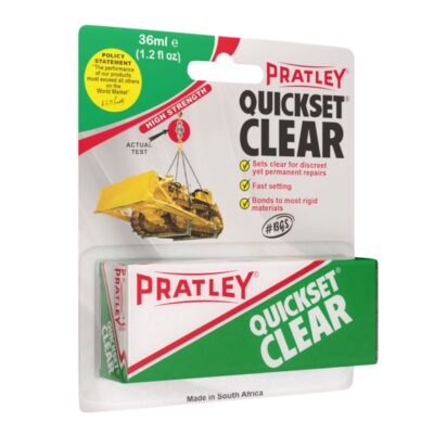 Pratley Adhesive Quickset® Clear  36ml 66143