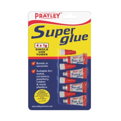 Pratley Adhesive Superglue  Single use 1g [BP] 98008