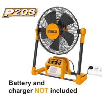 Ingco Cordless 20V Lithium-Ion Fan 3 Speed CFALI2001