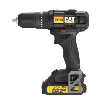 CAT Cordless 18V Lithium-Ion Impact Drill 50NM Kit DX155