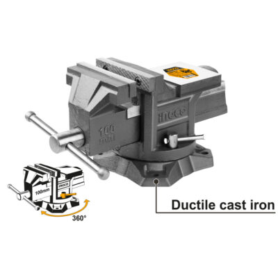 Ingco Vice Bench Swivel 100mm 1300KG