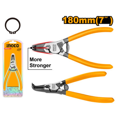 Ingco Plier Circlip Bent 180mm