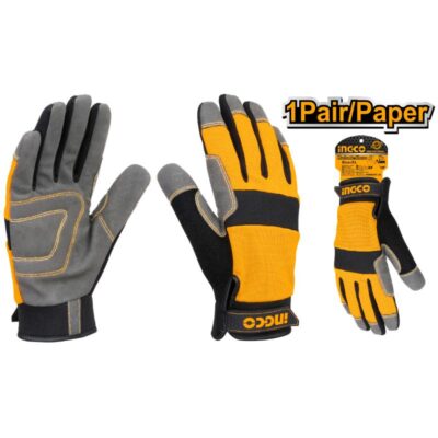 Ingco Gloves Mechanic Micro Fibre XL