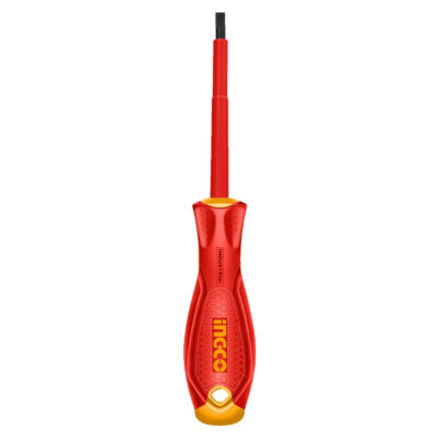 Ingco VDE Screwdriver Insulated Slotted Flat SL5.5 125mm