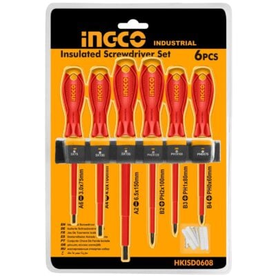 Ingco VDE Screwdriver Insulated Set 6 Piece