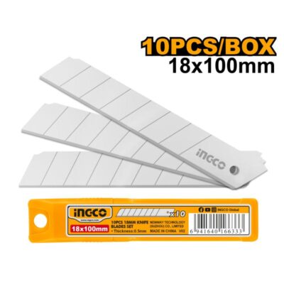 Ingco Knife Blades Snap Off 100X18mm SK4 179mm