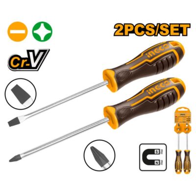 Ingco Screwdriver Set 2 Piece