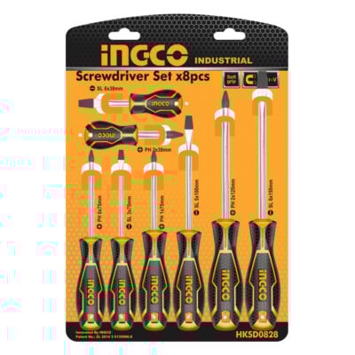 Ingco Screwdriver Set 8 Piece