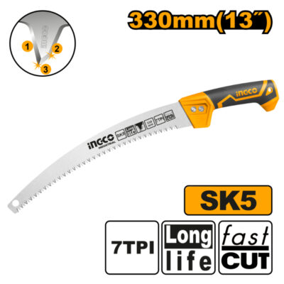 Ingco Garden Pruning Saw 7TPI 330mm