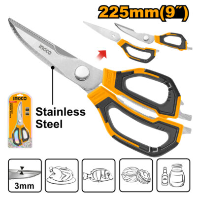 Ingco Scissors Kitchen 225mm