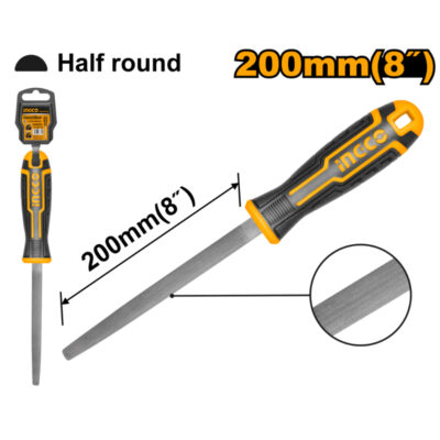 Ingco File Half Round 200mm