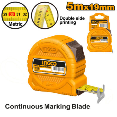 Ingco Measuring Tape Abs 5M X 19mm