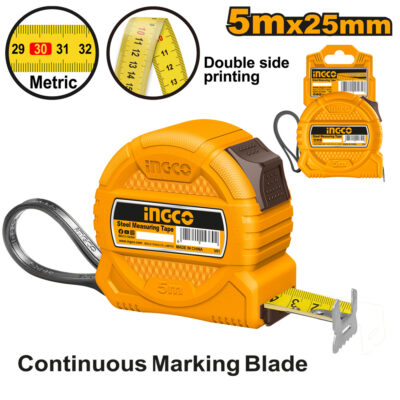 Ingco Measuring Tape Abs 5M X 25mm