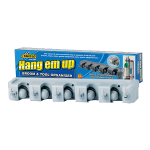 Shield Organizer Hang Em Up Broom N Tool