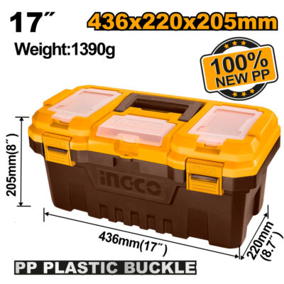 Ingco Tool Box Plastic 436X220X205mm
