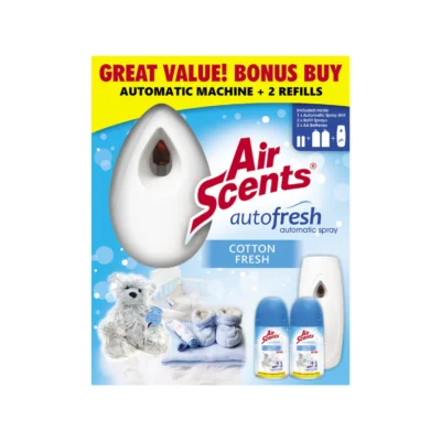 Air Scents Machine and 2 refills Cotton Fresh
