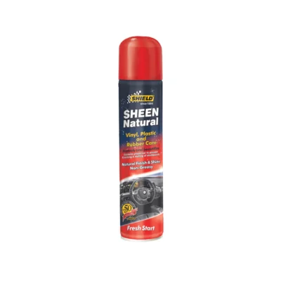 Shield Sheen Natural Vinyl and Rubber 200ml Fresh Start