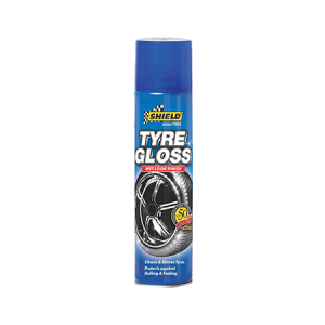 Shield Tyre Gloss Aerosol Tyre Cleaner 400ml