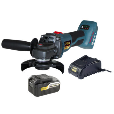 Ryobi Cordless 18V Lithium-Ion Angle Grinder Brushless Kit 115mm XBG-115K