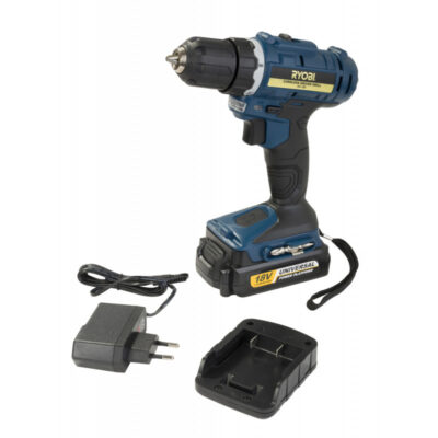 Ryobi Cordless 18V Lithium-Ion Drill 10mm Kit XD-180