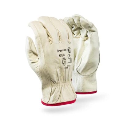 Dromex Glove Tan Pig Grain Keystone Red