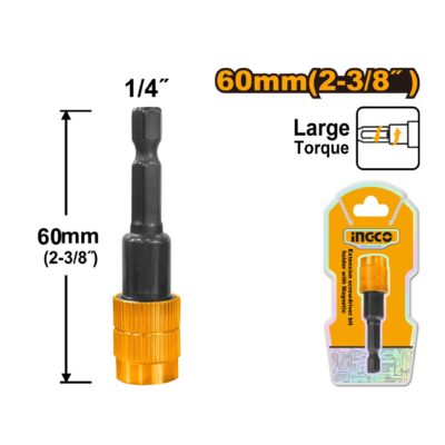 Ingco Acc Screwdriver Bit Holder 60mm ABH40606