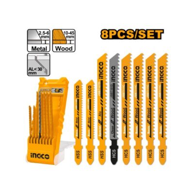 Ingco Acc Jigsaw Blade 8 Pieces AKD8088