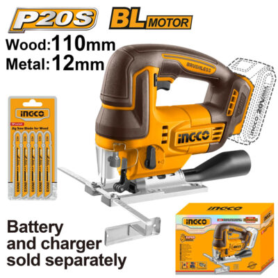 Ingco Cordless 20V Lithium-ion Jigsaw CJSLI1008