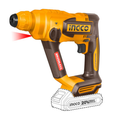 Ingco Cordless 20V Lithium-ion Rotary Hammer Drill Brushless 1.8J CRHLI20188