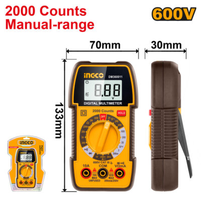Ingco Electrical Tester Multimeter 2000C DM360011