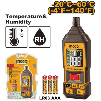Ingco Digital Humidity and Temperature Meter HETHT031