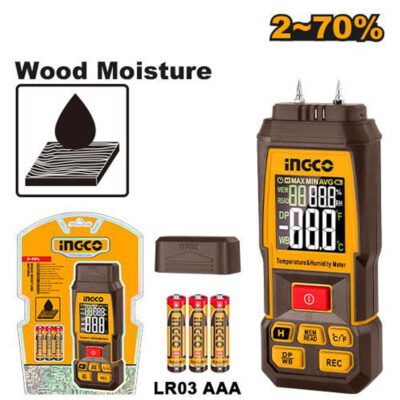 Ingco Wood Moisture Meter HETWM031