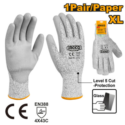 Ingco PPE Glovess Cut Resistant XL HGCG02-XL