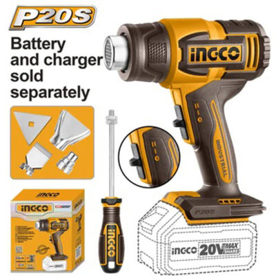 Ingco Cordless 20V Lithium-ion Heat Gun HGLI2006