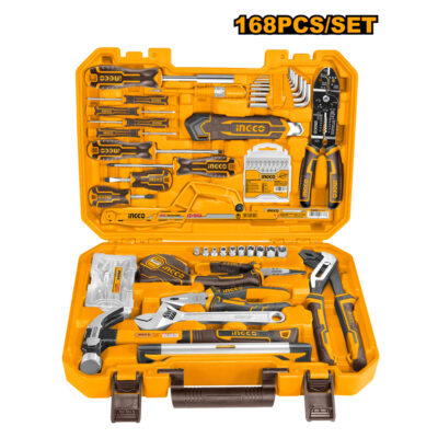Ingco Tool Set 168 Pieces In Plastic Box HKTHP21681