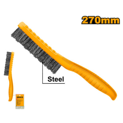 Ingco Brush Wire 270mm Plastic Handle HKTWB2705