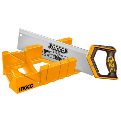 Ingco Saw Hand Back 300mm With Mitre Box HMBSB30062