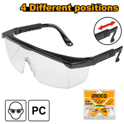 Ingco PPE Spectacles Clear HSG04
