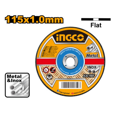 Ingco Cutting Disc ABR Metal 115mm 1.2x22.2mm Each MCD101151