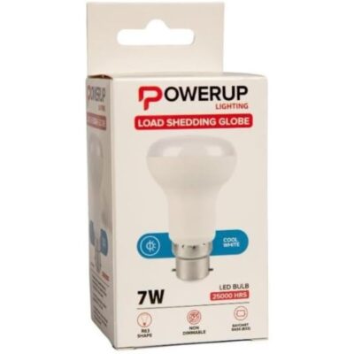 Powerup Battery Back-Up LED  R63  7W CW B22 PPT6988