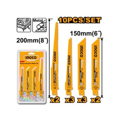 Ingco Acc Reciprocating Blade Metal 10 Pieces RSB1001