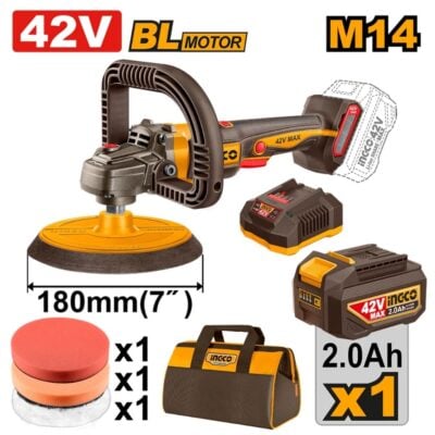 Ingco Cordless 42V Lithium-ion Polisher 180mm APLI42181