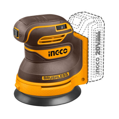 Ingco Cordless 20V Lithium-ion Random Orbital Sander CROSLI2002